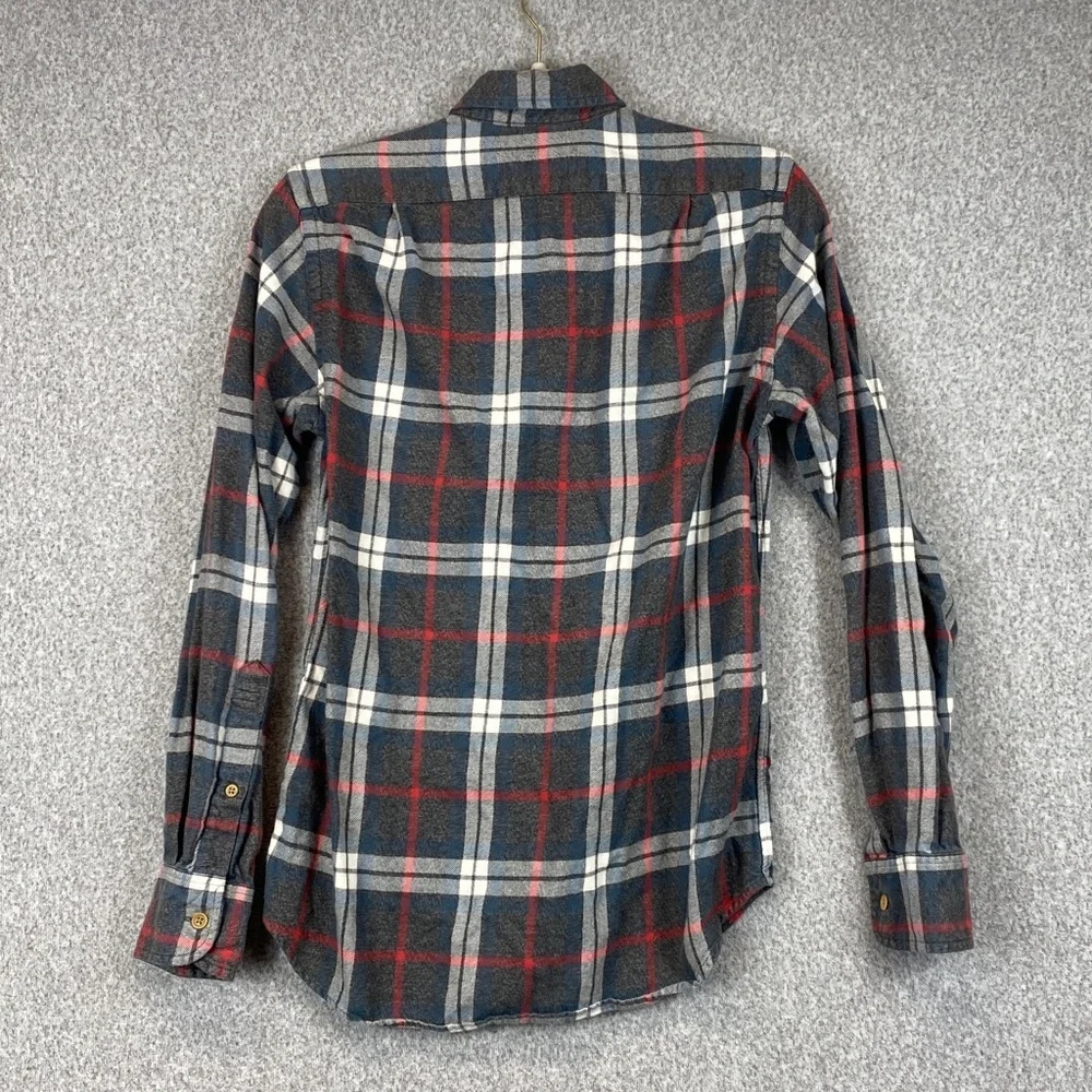 J. Crew flannel button down slim fit XS grunge gorpcore soft breathable